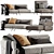 Elevate Your Relaxation with Natuzzi's Pablo Chaise 3D model small image 2