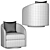 ErgoCoque Lounge Chair 3D model small image 6