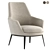 Luxury Caratos Maxalto Armchair 3D model small image 1