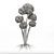 Elegant Tree Sculpture 3D model small image 4