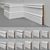 28-Piece MDF Skirting Board Collection 3D model small image 1