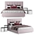 Luxurious Askona Arcadia Bed 3D model small image 3