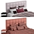 Luxurious Askona Arcadia Bed 3D model small image 4