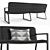 Restoration Hardware Vietri Sofa 72 3D model small image 2