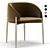Sleek and Stylish Frank Chair by Porro 3D model small image 1