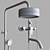 Modern Shower System with Adjustable Settings 3D model small image 2