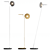 Sleek OYO S Floor Lamp by Baltensweiler 3D model small image 2