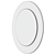 ASIA Round Mirror: Elegant Design 3D model small image 4
