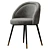 Elegant Eichholtz Chloe Dining Chair 3D model small image 1
