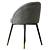 Elegant Eichholtz Chloe Dining Chair 3D model small image 2