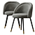 Elegant Eichholtz Chloe Dining Chair 3D model small image 3