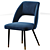 Elegant Eichholtz CIPRIA Dining Chair 3D model small image 1