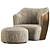 Elegant Minotti Chair: 4 Models 3D model small image 15