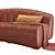 Elegant Parenthesis Sofa: Quinti Parentesi 3D model small image 6