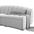 Elegant Parenthesis Sofa: Quinti Parentesi 3D model small image 7