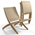 Modern Design Cuba Chair 3D model small image 1