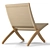 Modern Design Cuba Chair 3D model small image 2