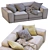 Luxury Pasha Sofa: Chic and Elegant 3D model small image 2