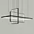 TILAN Ceiling Mount Design Lamp 3D model small image 2