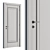 Elegant Neo Classic Door Set 3D model small image 5