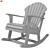 Wooden Rocking Chair - Garden Furniture 3D model small image 3