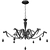 Modern Morris Chandelier - A Stylish Lighting Solution 3D model small image 3