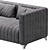 Chic Simona Sofa: Luxurious Comfort by Derar 3D model small image 4