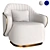 Elegant Visionnaire Adele Armchair 3D model small image 1