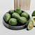 Versatile Avocado Set: 6 Varieties, Cutting Board & Plate 3D model small image 3