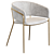 Elegant Vilhena II Chair 3D model small image 1