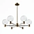 Bronze Kiara Kink Chandelier 3D model small image 1