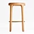 Scandinavian Rustic Linnea Counter Stool 3D model small image 4