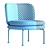 Soave Armchair by La Cividina 3D model small image 7