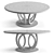 Fendi Casa Alba Dining Set 3D model small image 4