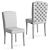 Fendi Casa Alba Dining Set 3D model small image 6