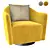 Modern Longhi Armchair: 2015 Edition 3D model small image 1