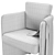 Elegant Anna Tub Chair: Comfortable and Customizable 3D model small image 7