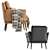 Luxury GAIA Leather Armchair 3D model small image 3