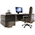 Prestij Masa Takimi | Bianos Office Furniture 3D model small image 2