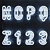 Glowing Alphabet Set 3D model small image 4