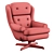 Vintage Dux Shearling Armchairs 3D model small image 6