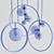 Contemporary Glass Bubble Pendant 3D model small image 7