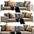 Contemporary Ditre Union Sleeper Sofa 3D model small image 1