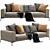 Contemporary Ditre Union Sleeper Sofa 3D model small image 2