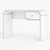 Creative Haven: Aria Wood Desk 3D model small image 6