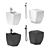 Cielo Shui Comfort Back-to-wall WC/Bidet 3D model small image 2