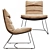 ARVA LOUNGE Sled Chair | Modern Design 3D model small image 3