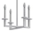 Elegant Candle Chandelier 3D model small image 2