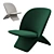 Elegant Artifort Niloo Chair 3D model small image 1