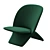 Elegant Artifort Niloo Chair 3D model small image 3